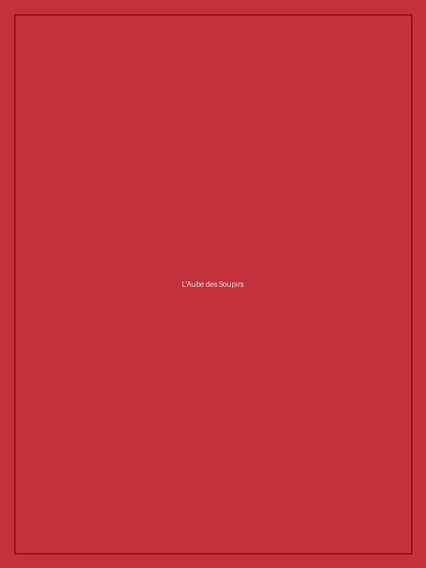 « L'Aube des Soupirs » — Acrylique sur toile, 60 × 80 cm