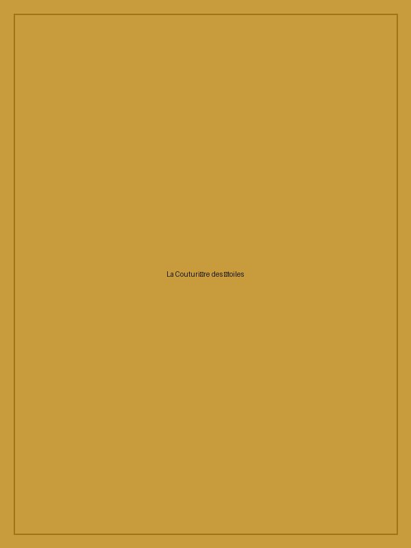 « La Couturière des Étoiles » — Pastel sec, 80 × 100 cm