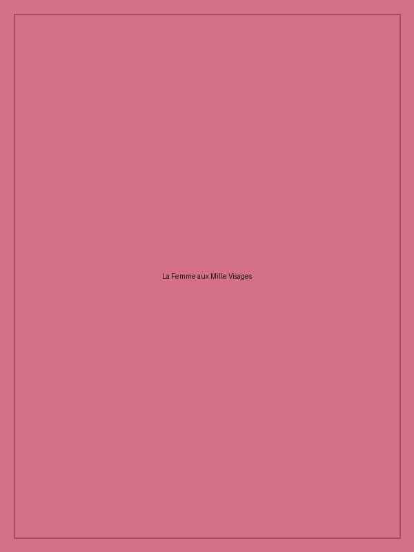 « La Femme aux Mille Visages » — Encre de Chine et gouache, 120 × 160 cm