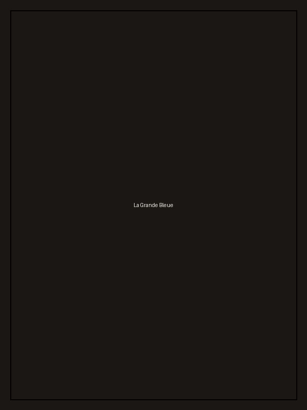 « La Grande Bleue » — Huile sur toile, 60 × 80 cm