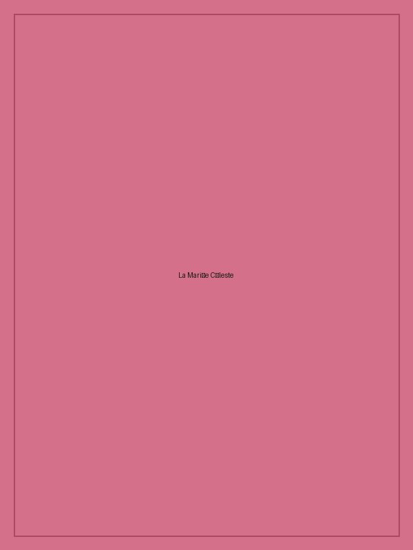 « La Mariée Céleste » — Aquarelle sur papier Arches, 100 × 120 cm