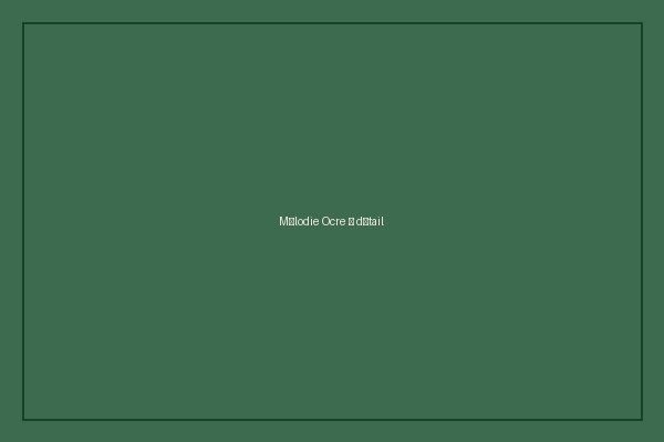 Détail de « Mélodie Ocre »