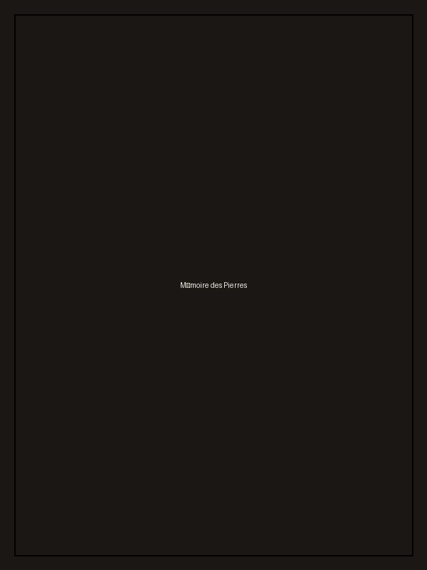 « Mémoire des Pierres » — Pastel sec, 40 × 50 cm