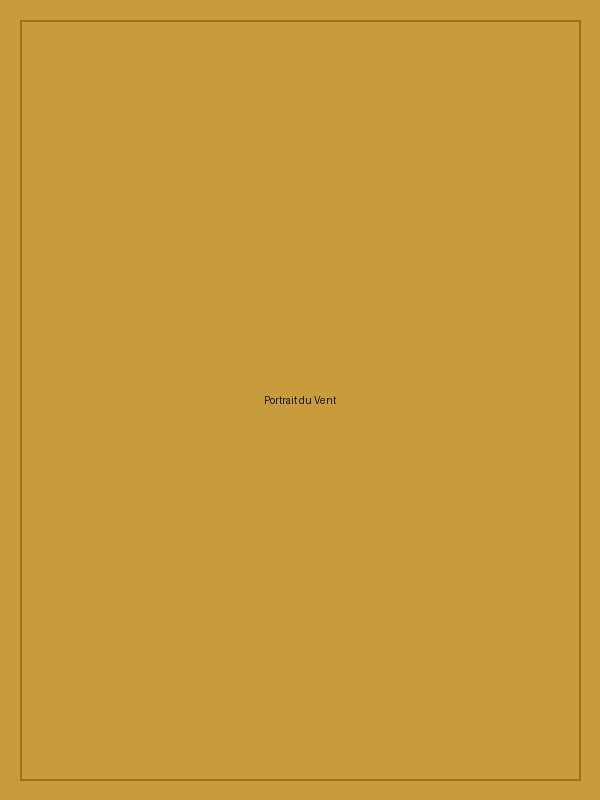 « Portrait du Vent » — Collage et peinture, 30 × 40 cm