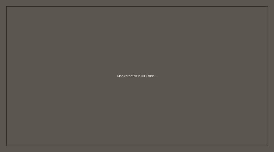 Photo 2 — Mon carnet d'atelier — Mars 2026